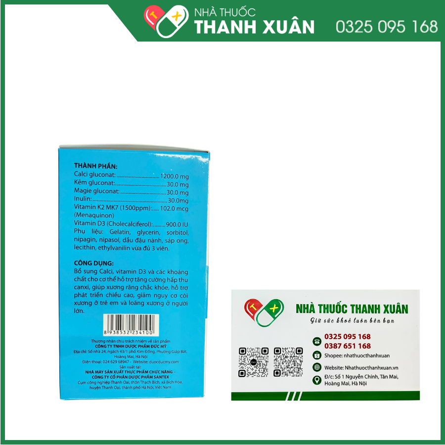 Ossocal Plus - Giúp bổ sung Calci; vitamin D3 và các khoáng chất